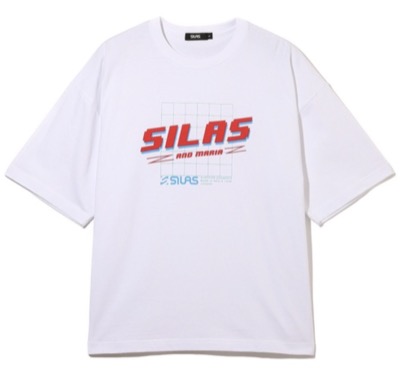 SILAS（サイラス）　PIXEL LOGO WIDE S/S TEE