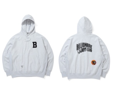 BILLIONAIRE BOYS CLUB（ビリオネア・ボーイズ・クラブ）　CHENILLE LOGO COTTON HOODIE B