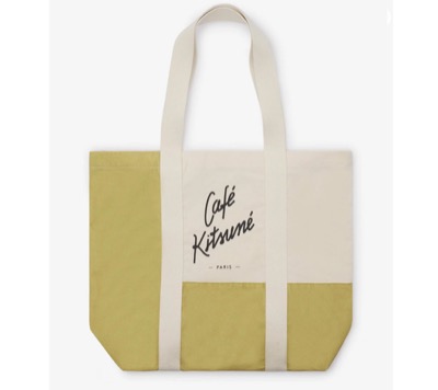 Maison Kitsune（メゾン キツネ）　CAFE KITSUNE COLORBLOCK TOTE BAG