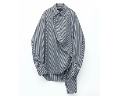 ANREALAGE（アンリアレイジ）　BALL STRIPE SHIRT