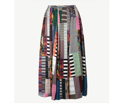 ANREALAGE（アンリアレイジ）　PATCHWORK PRINT SKIRT