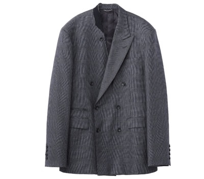 JOHN LAWRENCE SULLIVAN（ジョン ローレンス サリバン）　MOHAIR WOOL ASYMMETRY LAPEL JACKET