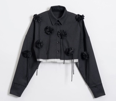 HEELAL（ヘラル）　Iceberg flower shirt jacket