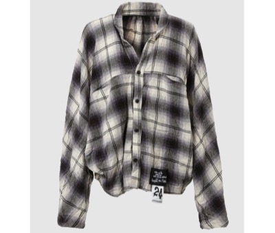 RRR-123(アールアールアールワンツースリー)　NAZARENE SHIRT BLUE PLAID