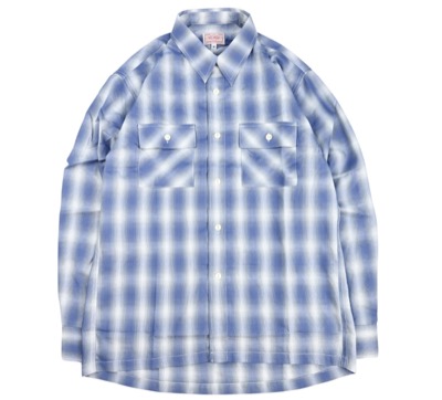 BIG MIKE（ビッグマイク）　Rayon Mix Ombre Check L/S Shirts