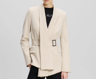 Karl Lagerfeld（カールラガーフェルド）　ベルト付きブレザー