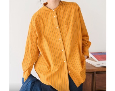 CRAFT STANDARD BOUTIQUE（クラフトスタンダードブティック）　バンドカラーシャツ