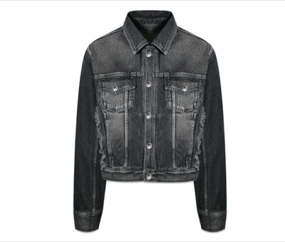 BLR BLUER（ビーエルアール ブラー）　Signature Raw Cut Washing Denim Trucker Jacket
