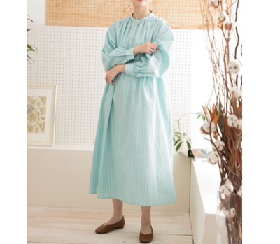 ITEMS URBANRESEARCH（アイテムズ アーバンリサーチ）　マルチストライプシャツワンピース