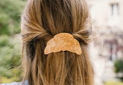 Coucou Suzette（ククシュゼット）　Croissant French Barrette Beige