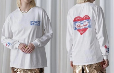 ROSEBUD（ローズバッド）　RB heart long sleeve T－shirts