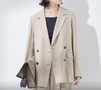 journal standard L'essage（ジャーナルスタンダードレサージュ）　アイアスダブルブレステッドジャケット