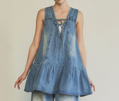 MAISON SPECIAL（メゾンスペシャル）　Denim Mini Dress