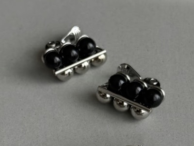 L’ARC　bicolor ball ピアス