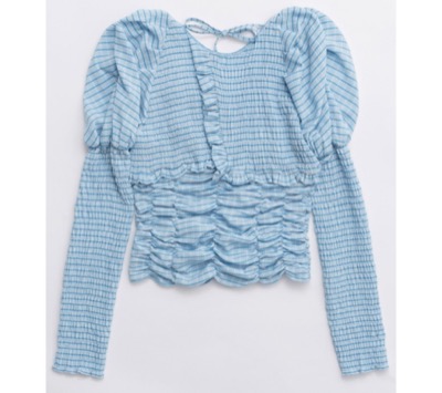 MAISON SPECIAL（メゾンスペシャル）　2way Puff Sleeves Gathered Blouse