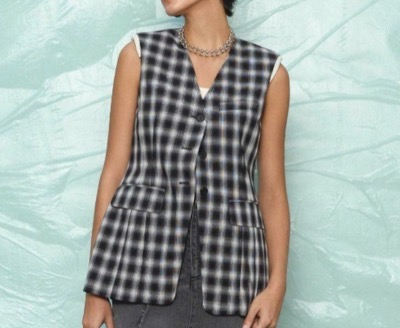 MAISON SPECIAL（メゾンスペシャル）　Suiting V-neck Gilet