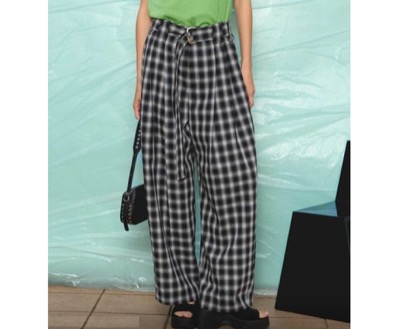 MAISON SPECIAL（メゾンスペシャル）　Two Tuck Barrel Trousers