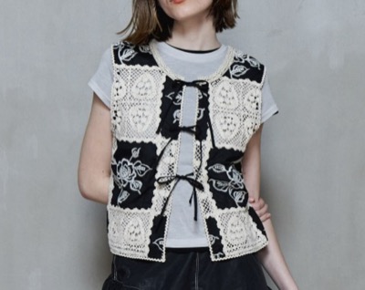 MAISON SPECIAL（メゾンスペシャル）　2way Embroidery Vest/2WAYエンブロイダリーベスト