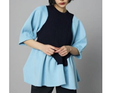 HeRIN.CYE（ヘリンドットサイ）　Ponte rib knit tops