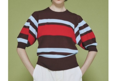 HeRIN.CYE（ヘリンドットサイ）　Border knit tops