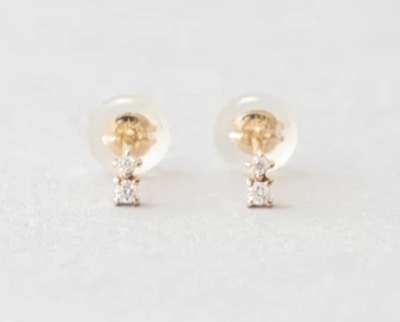 Jouete（ジュエッテ）　K10YG ダイヤモンド ピアス