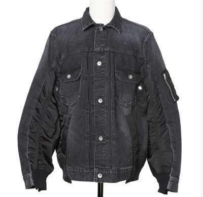 sacai（サカイ）　Denim x Nylon Twill Jacket
