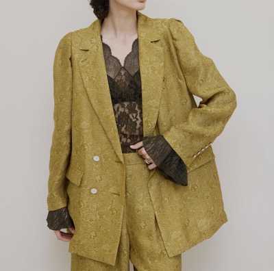 AMERI VINTAGE（アメリヴィンテージ）　MEDI LILY JACQUARD JACKET