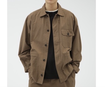 MHL（エムエイチエル）　OVERDYE MELANGE COTTON LINEN