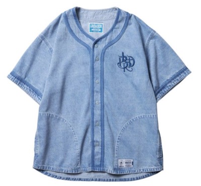 LIBERAIDERS（リベレイダース）　DENIM BASEBALL SHIRT