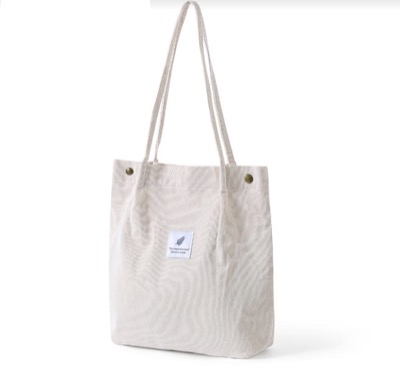 おしゃれ ショルダーバッグ コーデュロイ Tote Bag