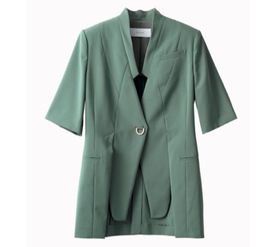 MURRAL（ミューラル）　Branching half sleeve jacket
