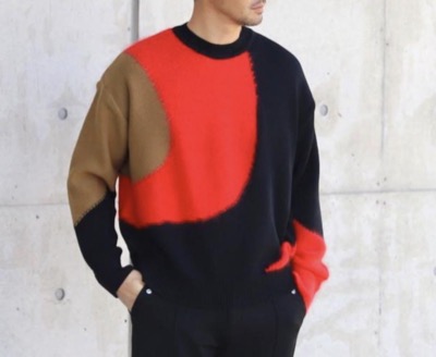 YOKE（ヨーク）　23AW WRAPINKNOT ニット YOKE モヘア