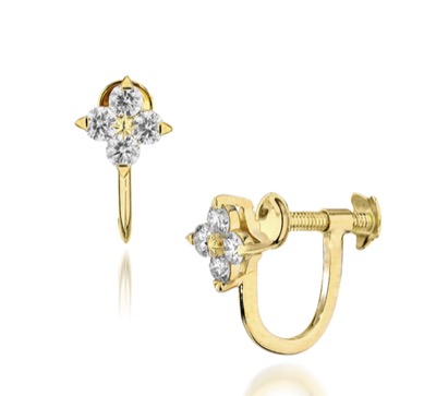 STAR JEWELRY（スタージュエリー）　K18 イヤリング BRIGHTEST STAR