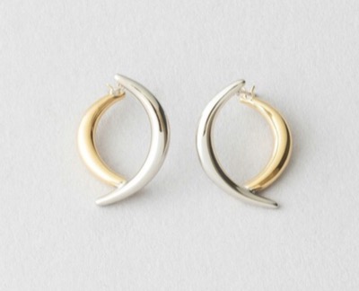 Jouete（ジュエッテ）　サークルピアス アーチ コンビカラー