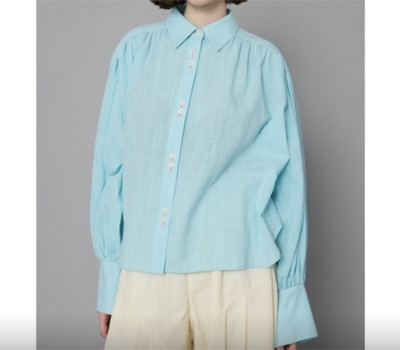 HeRIN.CYE（ヘリンドットサイ）　Balloon sleeve shirt