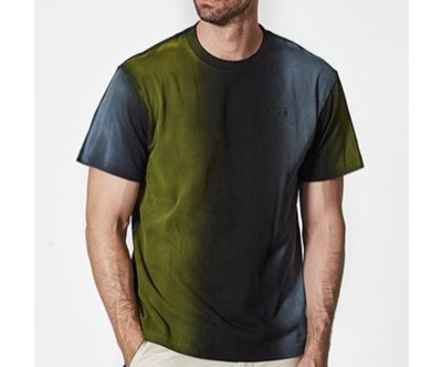 ACANTHUS（アカンサス）　Big Stripe Pigment Dye Tee Tシャツ
