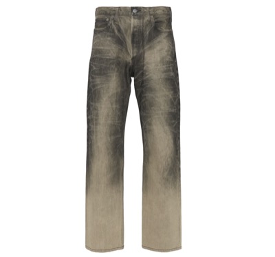 DDDD（ディフォー）　Leather Trim Denim