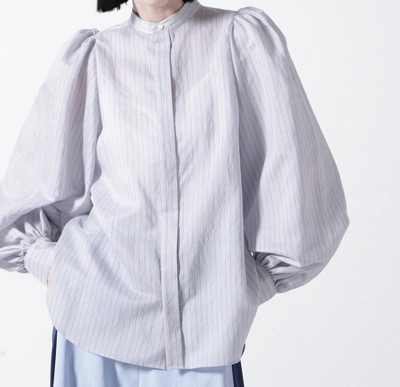 STUMBLY（スタンブリー）　Sheer Striped Shirts