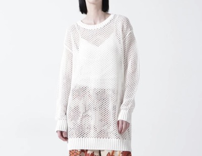 STUMBLY（スタンブリー）　Gima Cotton Mesh Knit