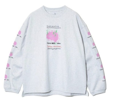 go slow caravan（ゴースローキャラバン）　メランジェ G/D I HAVE NOU IDEA. ロングスリーブ BIG TEE