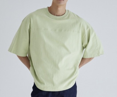 coca（コカ）　メンズヘビーウェイトフットボールTシャツ