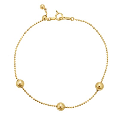 STAR JEWELRY（スタージュエリー）　K10 ブレスレット BALL BRACELET
