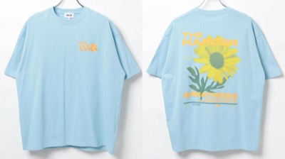PBLIM（ページボーイリム）　ポスターフラワーTシャツ