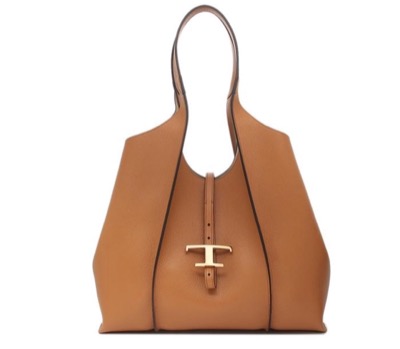 TOD'S（トッズ）　T タイムレス レザー ショッピングバッグ