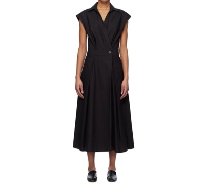 A.P.C.（アーペーセー）　ブラック Athena ミディアムワンピース