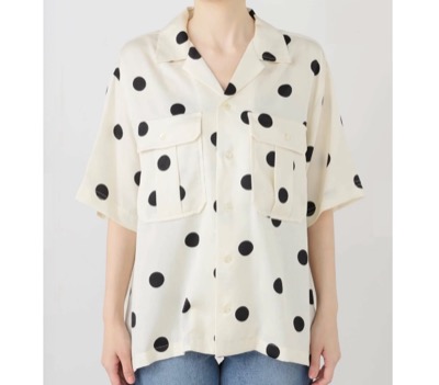 OUTDOOR PRODUCTS Usual Things（アウトドアプロダクツユージュアルシングス）　ドットプリント WORK SHIRT