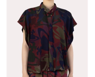 Vivienne Westwood（ヴィヴィアン・ウエストウッド）　ORB CAMO スクエアトップ
