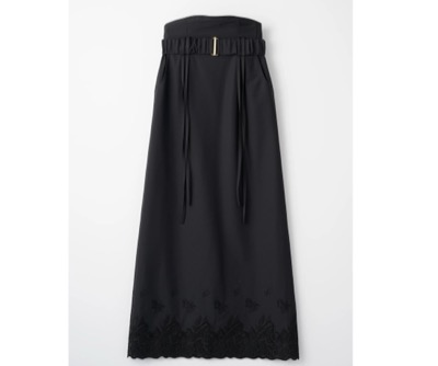 MURRAL（ミューラル）　Morpho embroidery skirt