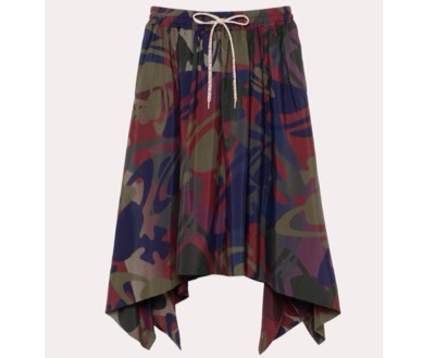 Vivienne Westwood（ヴィヴィアン・ウエストウッド）　ORB CAMO スクエアパネルスカート
