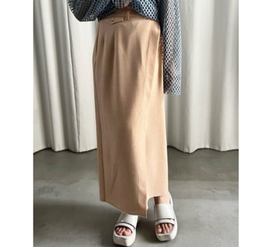 Ameri　CUT OFF WRAP SKIRT